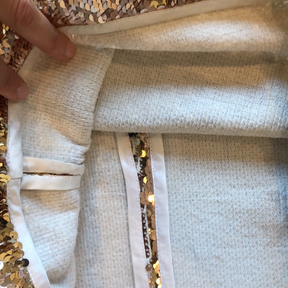 Halpern sequin turtleneck size small - Picture 5 of 8